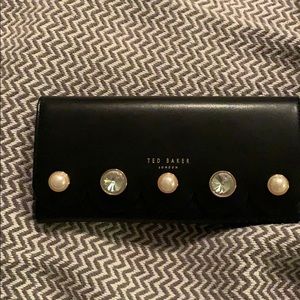 Ted Baker crystal/pearl wallet